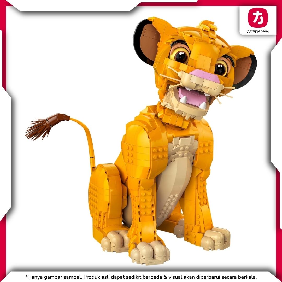 LEGO Disney Lion King Simba 43247, Set Koleksi Spesial 30 Tahun