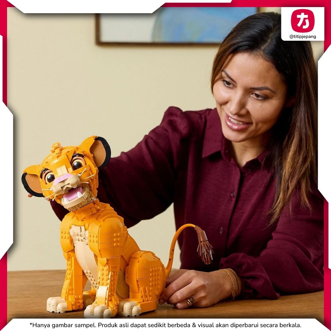 LEGO Disney Lion King Simba 43247, Set Koleksi Spesial 30 Tahun