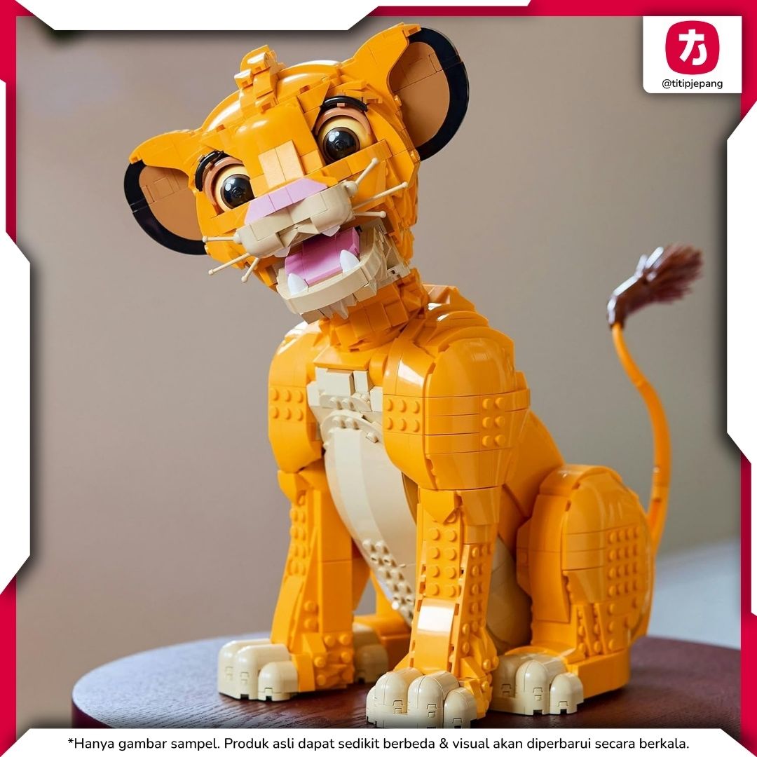 LEGO Disney Lion King Simba 43247, Set Koleksi Spesial 30 Tahun