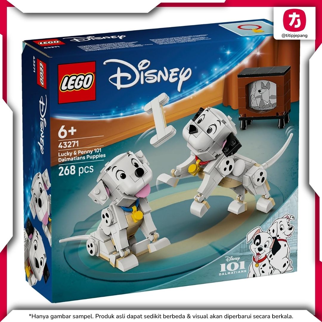 LEGO Disney Lucky And Penny 101 Dalmatians Puppies 43271