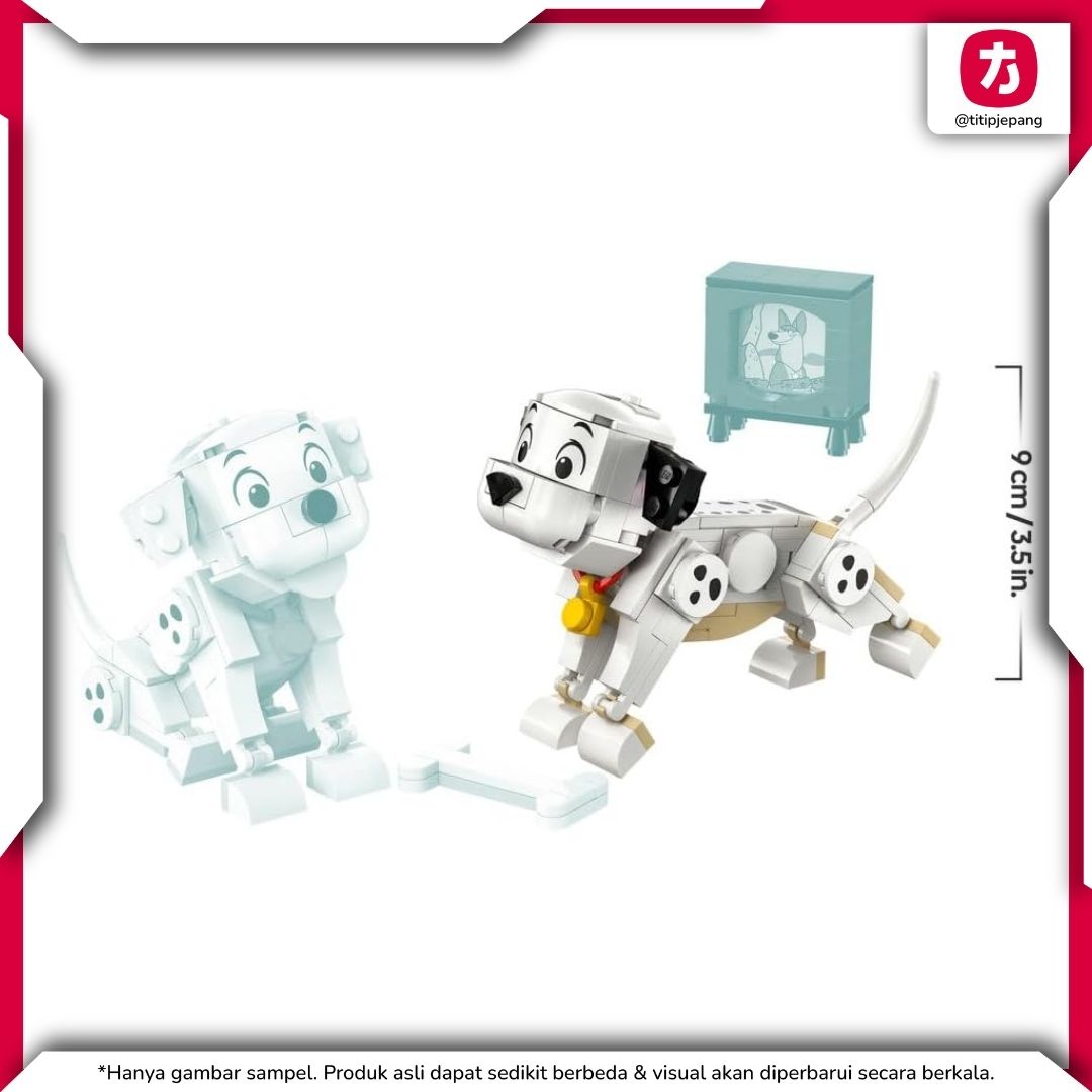 LEGO Disney Lucky And Penny 101 Dalmatians Puppies 43271