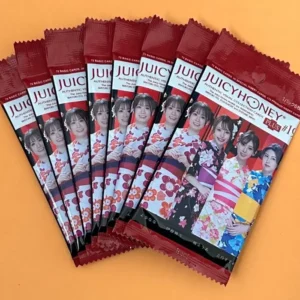 AVC Juicy Honey PLUS #19 Brand New Unopened 8 Packs 'Miho Nana, Ito Mayuki, Kaede Fua, Mino Suzume' AVC Juicy Honey PLUS #19 Brand New Unopened 8 Packs 'Miho Nana, Ito Mayuki, Kaede Fua, Mino Suzume'