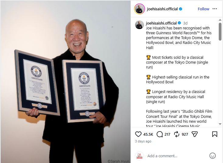 blog titip jepang - Joe Hisaishi