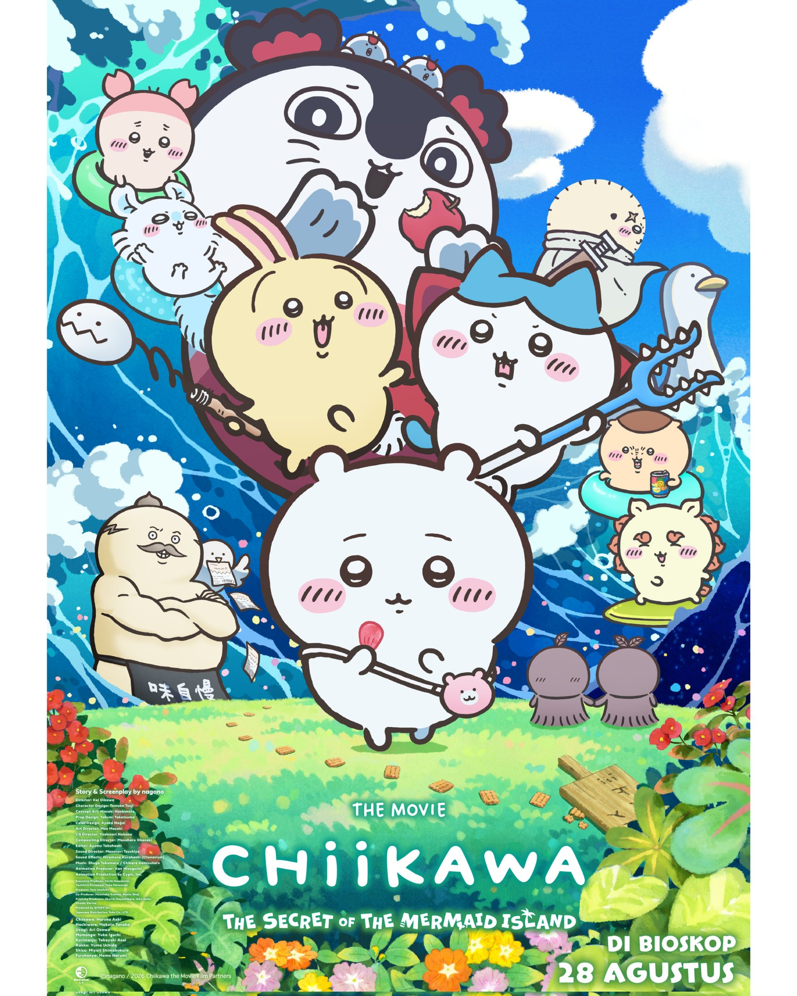 Chiikawa The Movie: The Secret Of The Mermaid Island