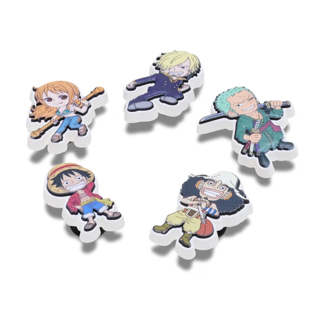 Jibbitz ONE PIECE 5-Pack dengan Karakter Favorit untuk Koleksi dan Gaya