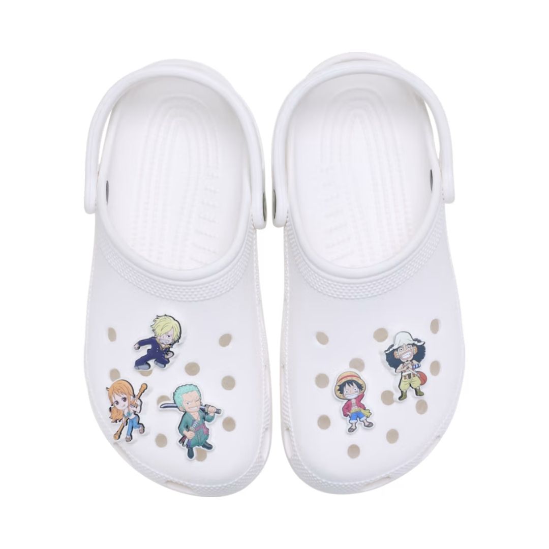 Jibbitz ONE PIECE 5-Pack dengan Karakter Favorit untuk Koleksi dan Gaya