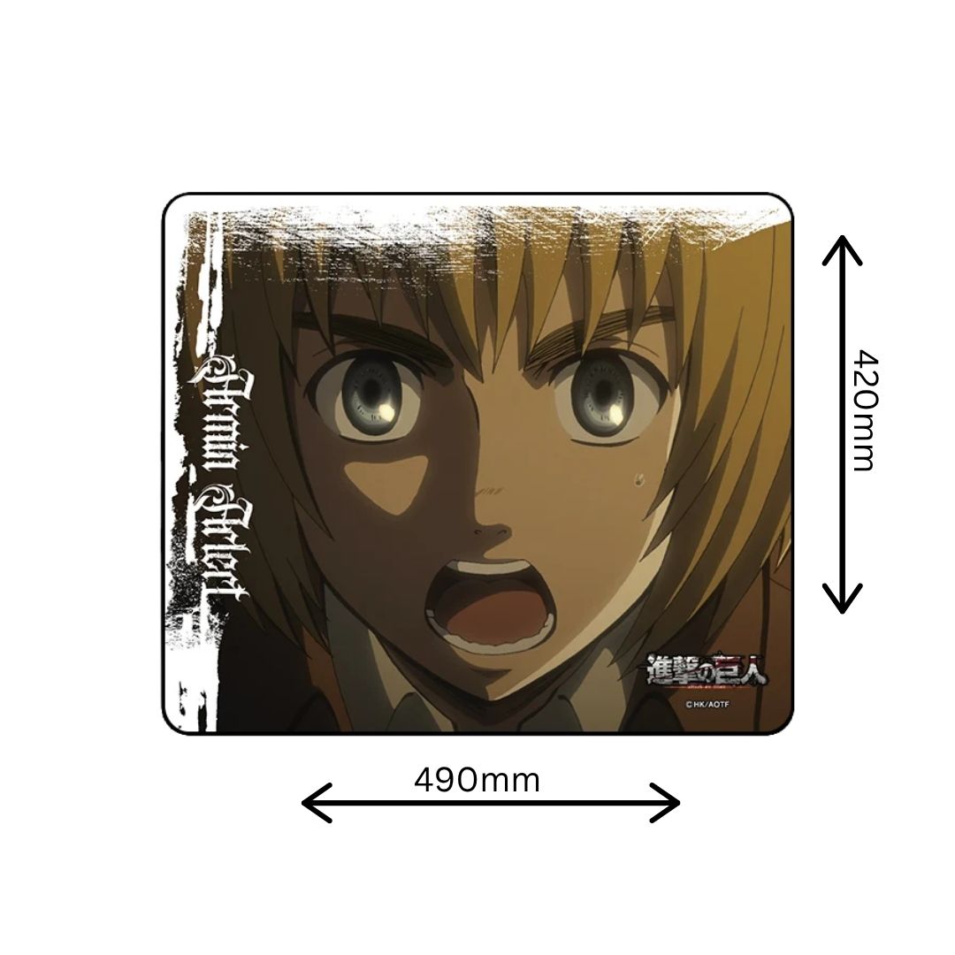 Mousepad Gaming Baby Faze Attack on Titan Mikasa Armin Erwin