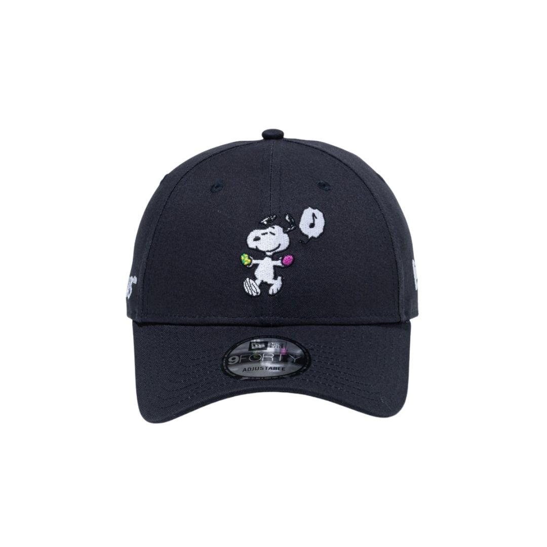 Topi Snoopy 9FORTY PEANUTS Easter Faded Black Ukuran 56.8-60.6cm