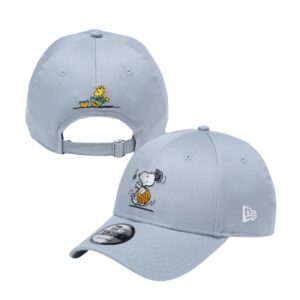 Topi Snoopy 9FORTY PEANUTS Easter Woodstock Dolphin Gray Ukuran 56.8-60.6cm Topi Snoopy 9FORTY PEANUTS Easter Woodstock Dolphin Gray Ukuran 56.8-60.6cm