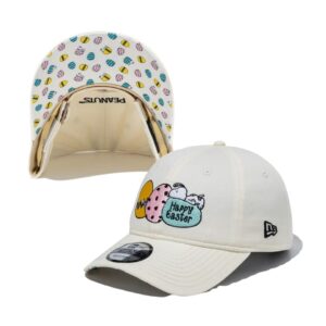 Topi Snoopy 9TWENTY PEANUTS Easter Chrome White dengan Easy Snap Unisex Topi Snoopy 9TWENTY PEANUTS Easter Chrome White dengan Easy Snap Unisex