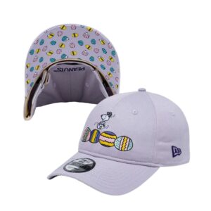 Topi Snoopy 9TWENTY PEANUTS Easter Soft Lavender dengan Easy Snap Topi Snoopy 9TWENTY PEANUTS Easter Soft Lavender dengan Easy Snap