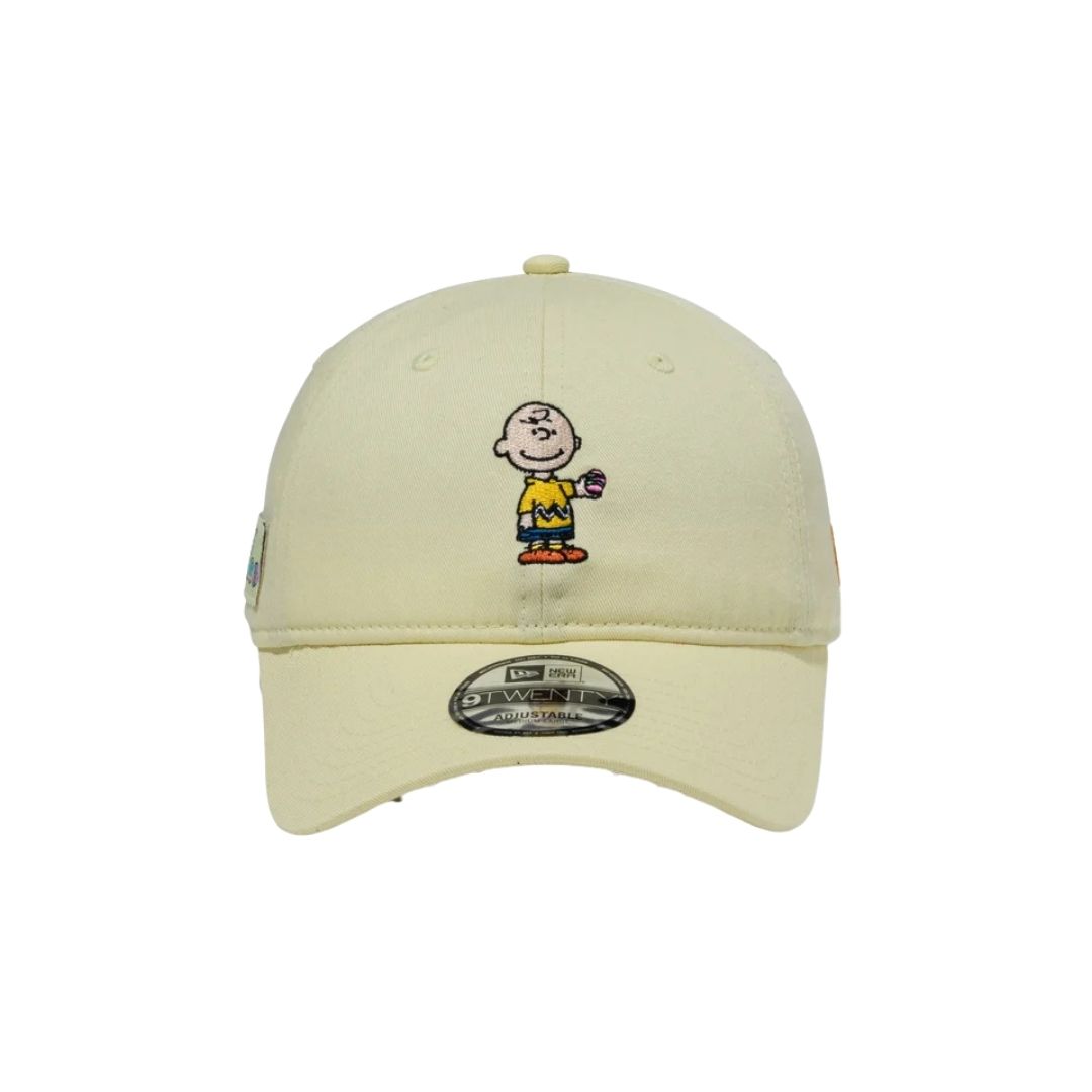 Topi Snoopy 9TWENTY PEANUTS Paskah Charlie Brown Powder Yellow Unisex Kasual