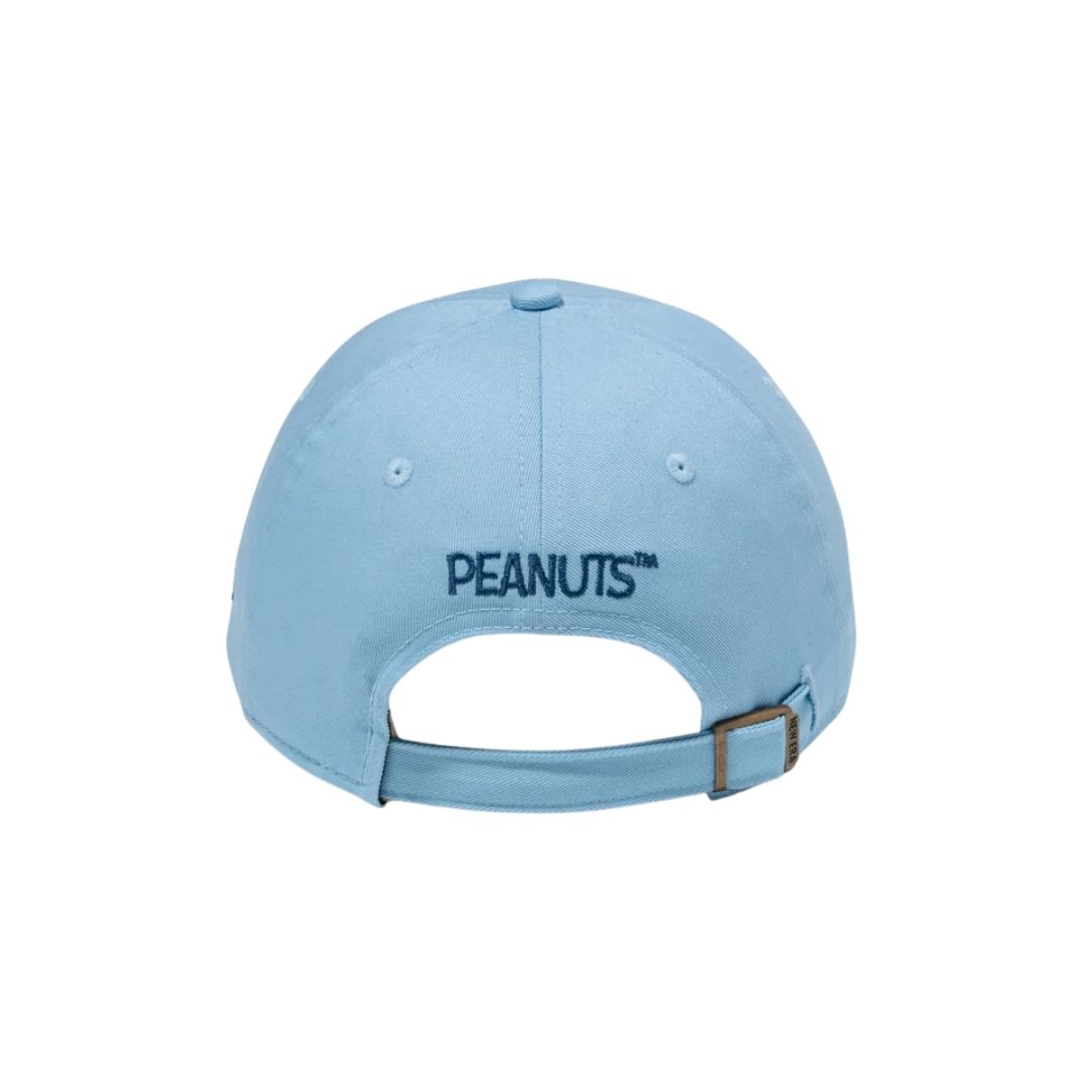 Topi Snoopy 9TWENTY PEANUTS Paskah Woodstock Glacial Blue Unisex untuk Gaya Santai