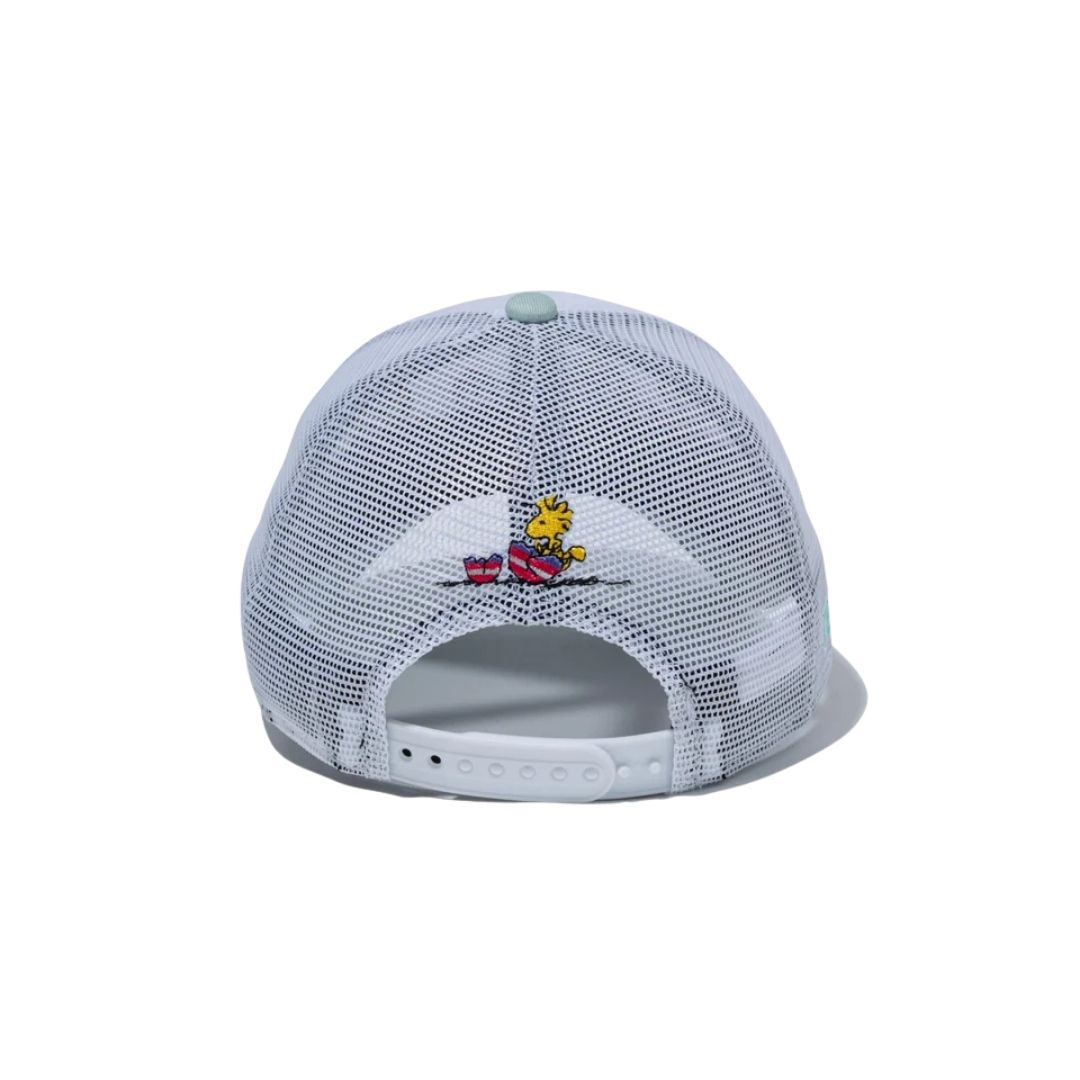 Topi Snoopy Kids 9TWENTY Tracker PEANUTS Paskah White Fresh Mint 52–55.8cm