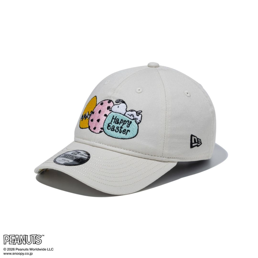 Topi Snoopy Kids 9TWENTY PEANUTS Paskah Ivory Ukuran 52-55.8cm Anak Topi Snoopy Kids 9TWENTY PEANUTS Paskah Ivory Ukuran 52-55.8cm Anak
