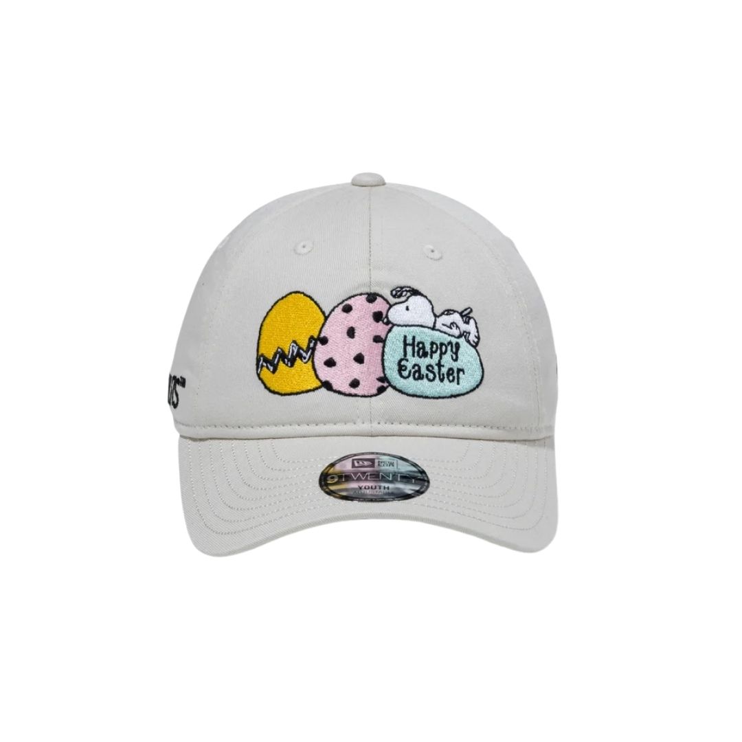 Topi Snoopy Kids 9TWENTY PEANUTS Paskah Ivory Ukuran 52–55.8cm Anak