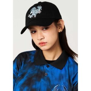 Topi Yu-Gi-Oh! Duel Monsters Blue-Eyes Toon Dragon Cap Katun Unisex Kasual Topi Yu-Gi-Oh! Duel Monsters Blue-Eyes Toon Dragon Cap Katun Unisex Kasual