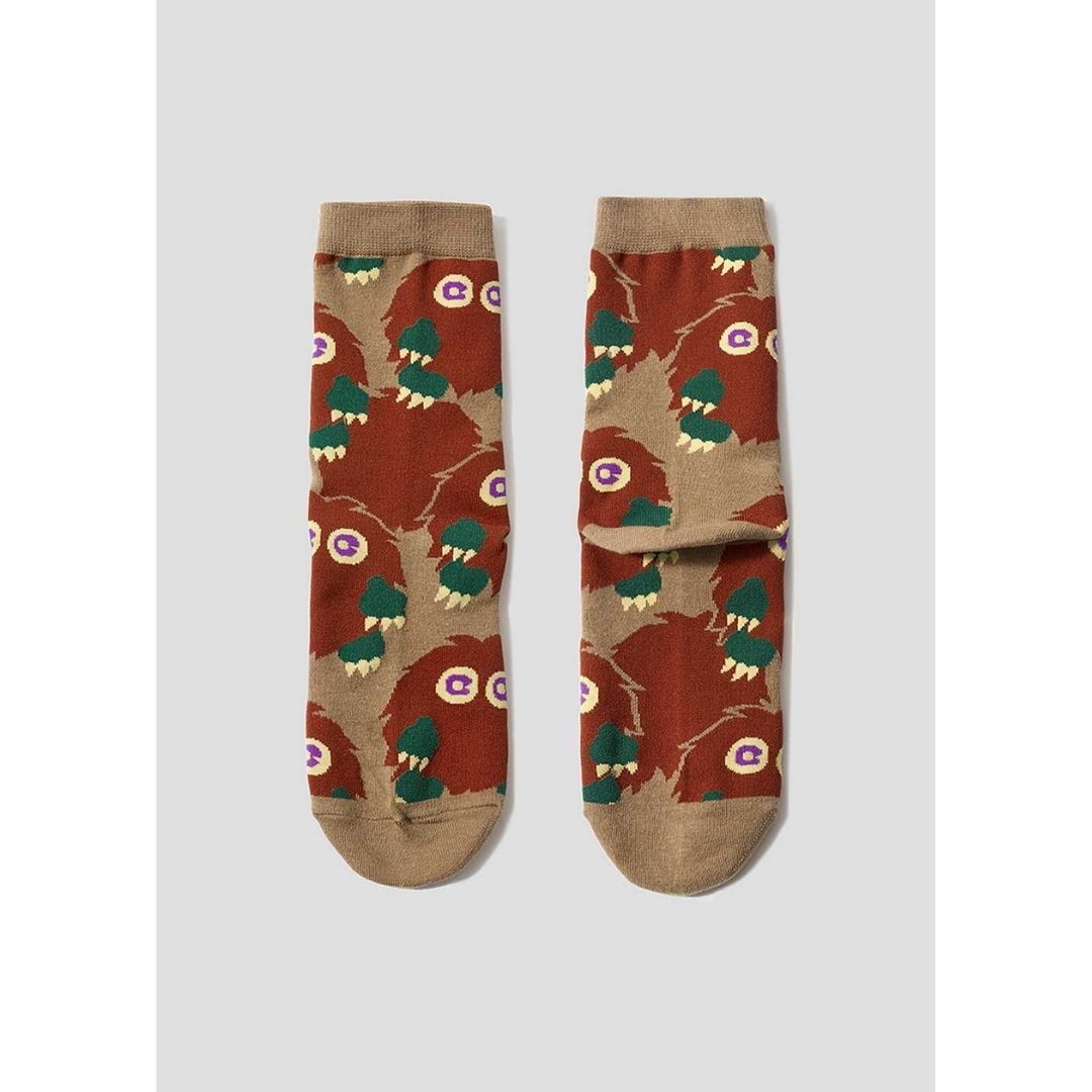 Kaos Kaki Yu-Gi-Oh! Duel Monsters Goomba Multiplication Mid-Calf Motif Unik Kaos Kaki Yu-Gi-Oh! Duel Monsters Goomba Multiplication Mid-Calf Motif Unik