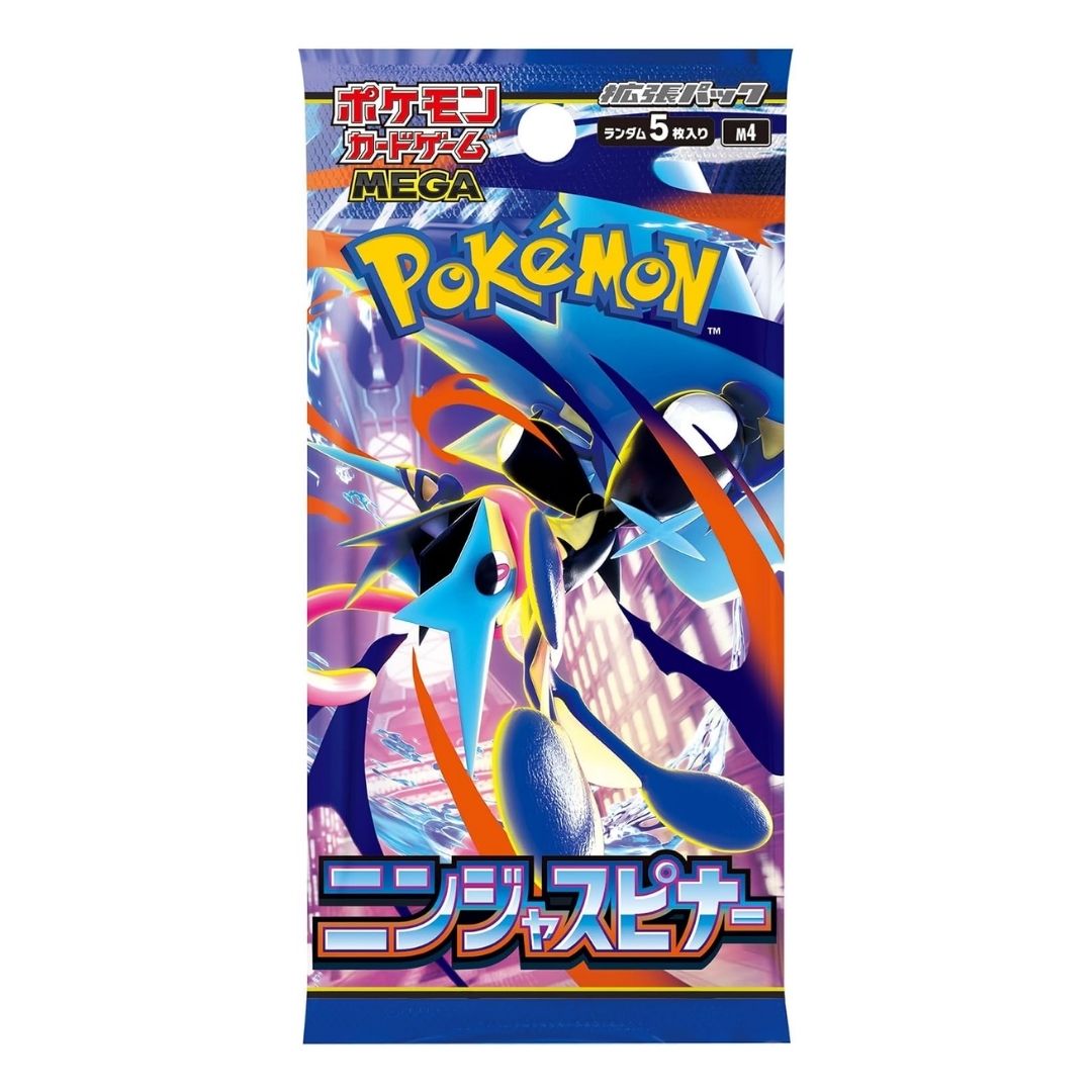 Kartu Pokemon Ninja Spinner MEGA Box Expansion Pack Isi 30 Pack