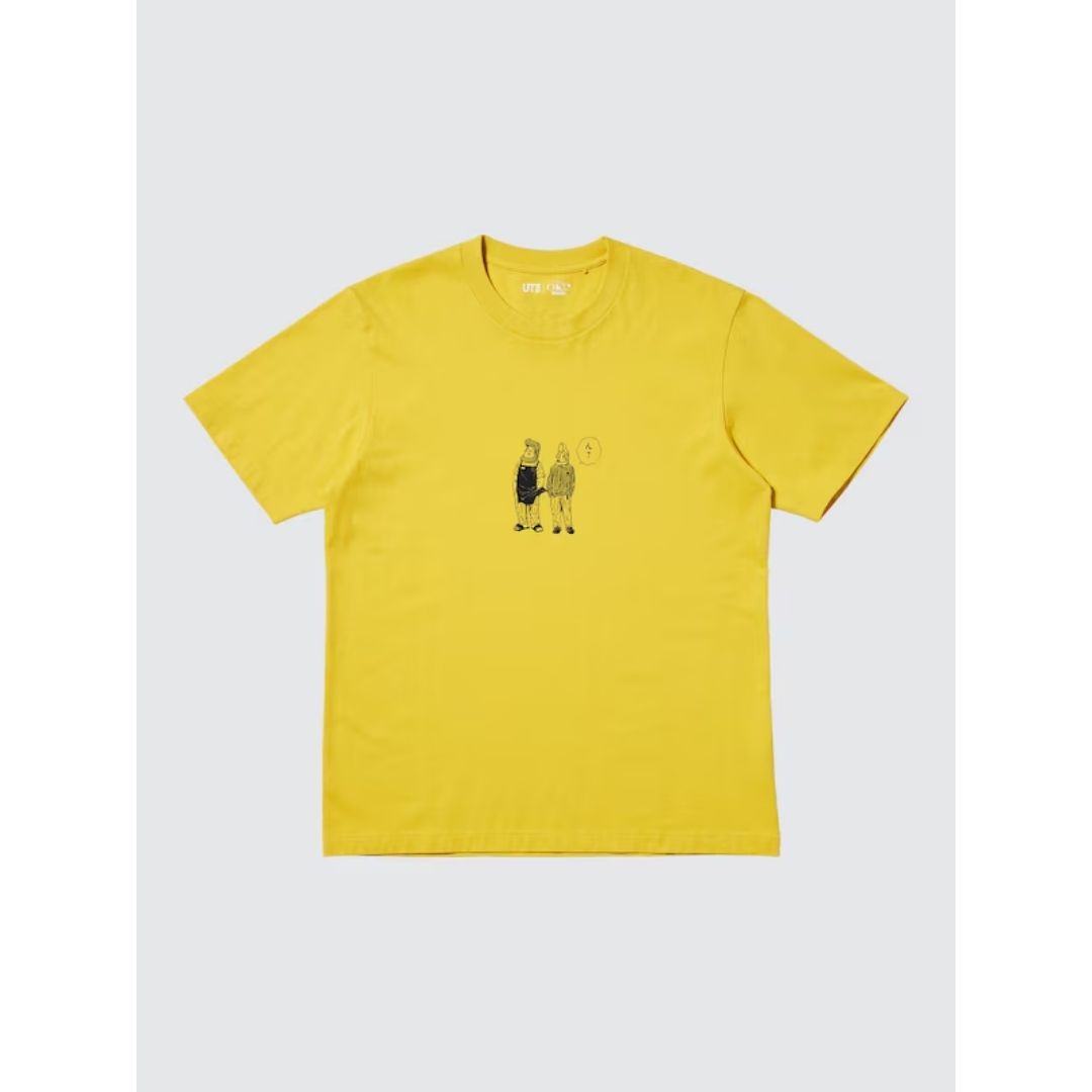 Kaos Uniqlo Sakamoto Days Yellow Manga UT Shueisha Edition