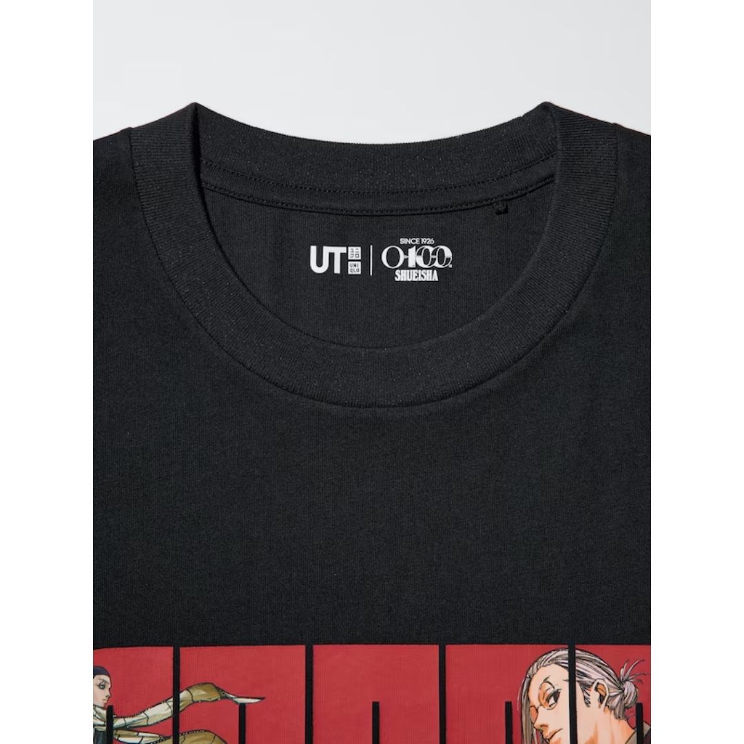 Kaos Uniqlo Sakamoto Days Black Manga UT Shueisha Edition