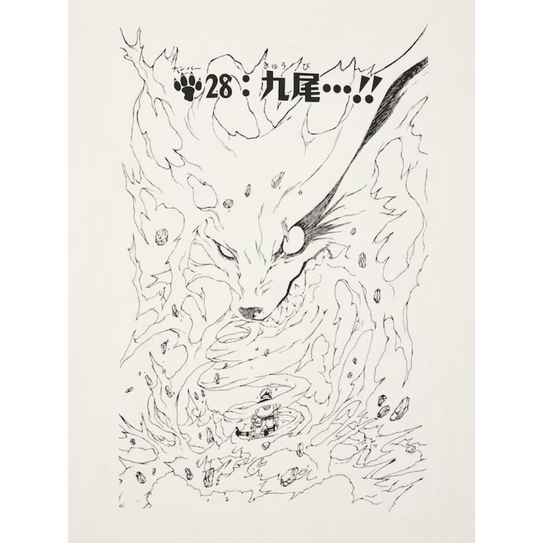 Kaos Uniqlo Naruto Kyuubi Natural Manga UT Shueisha Edition Kaos Uniqlo Naruto Kyuubi Natural Manga UT Shueisha Edition