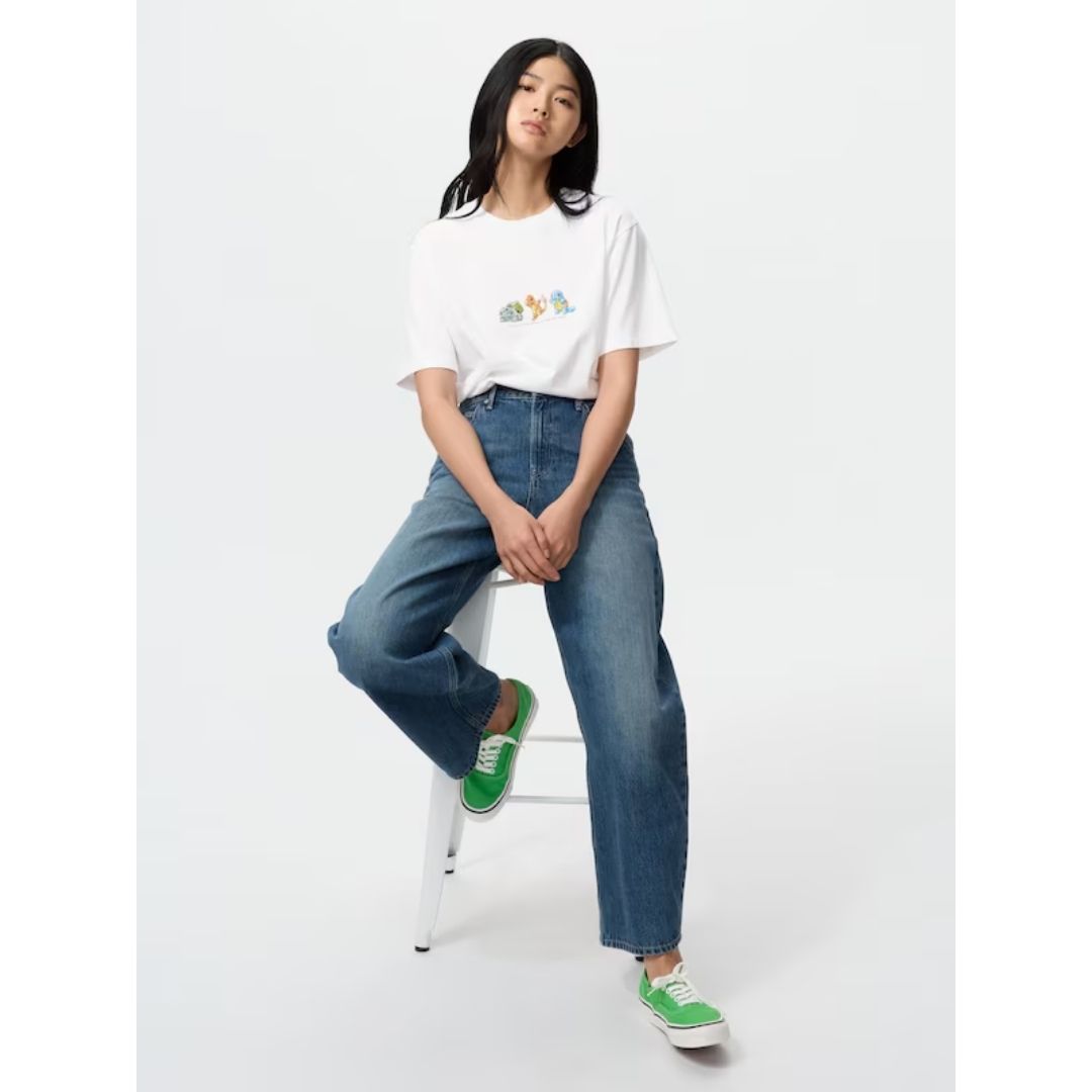 Kaos Uniqlo Pokemon Starter White 30th Anniversary UT