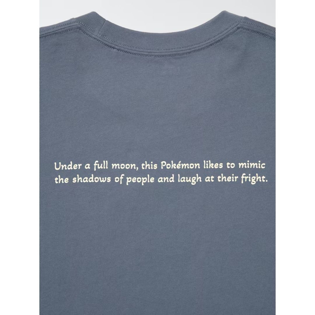 Kaos Uniqlo Pokemon Gengar Gray UT 30th Anniversary Edition Kaos Uniqlo Pokemon Gengar Gray UT 30th Anniversary Edition