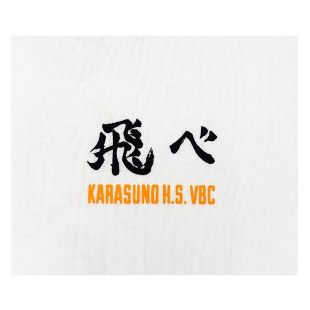 Kaos Haikyu Karasuno Tobio Kageyama dengan Quote Karakter di Bagian Belakang