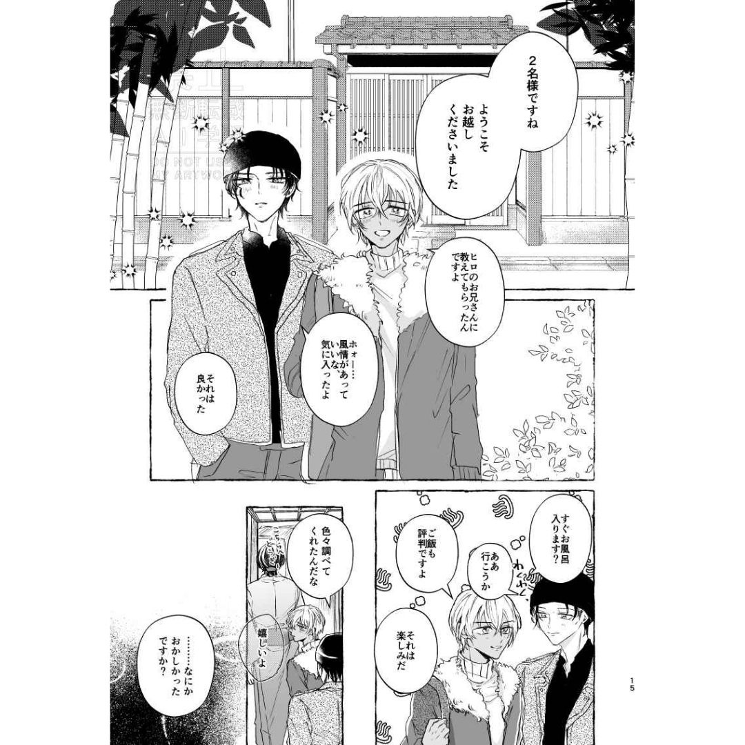 Doujin Detective Conan This Love will Not Wake Up - A5/60p (Doujinshi Parody)