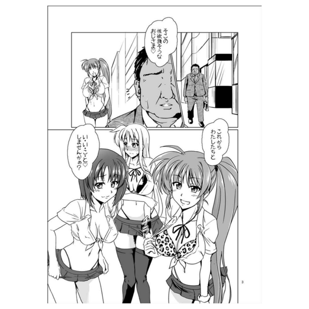 Magical Girl Lyrical Nanoha Doujinshi Nama Lyrical Nanoha Fate Hayate 28