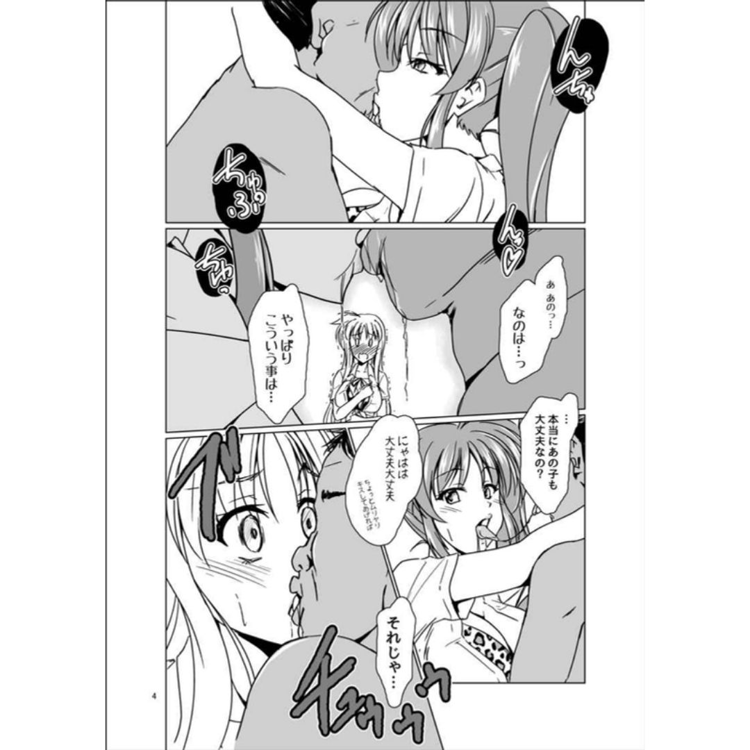 Magical Girl Lyrical Nanoha Doujinshi Nama Lyrical Nanoha Fate Hayate 28