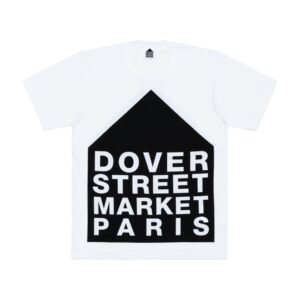 DSM Paris Cotton Jersey Tee 2 Dover Street Market White Cotton T-Shirt