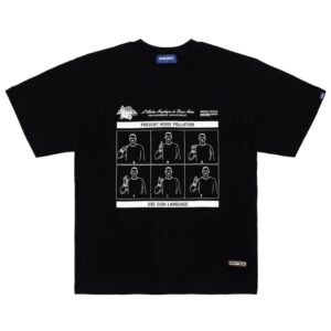 DEVA STATES Quite T-Shirt Black Streetwear Casual Tee Size S-XL Collection DEVA STATES Quite T-Shirt Black Streetwear Casual Tee Size S-XL Collection