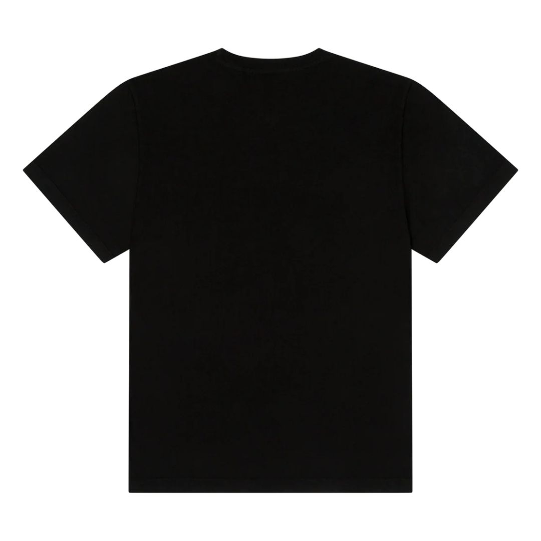 DENIM TEARS Stan Tee Black T-Shirt Casual Collection Streetwear Style 2025