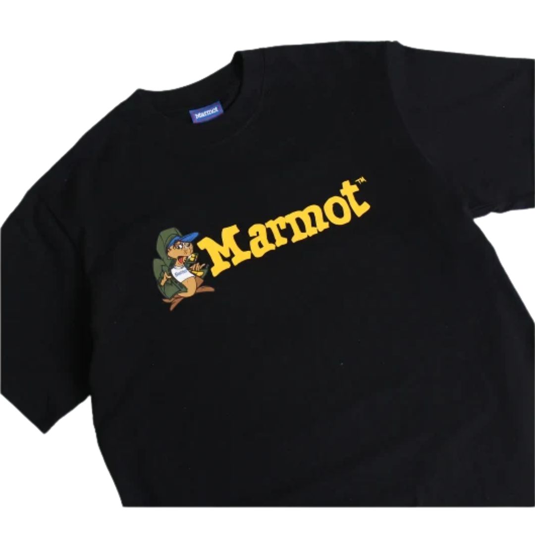 BETTER X MARMOT Mammoth Marty Tee Black T-Shirt Casual Style Collection