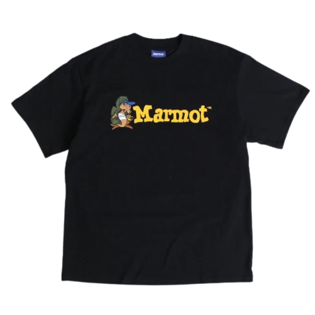 BETTER X MARMOT Mammoth Marty Tee Black T-Shirt Casual Style Collection