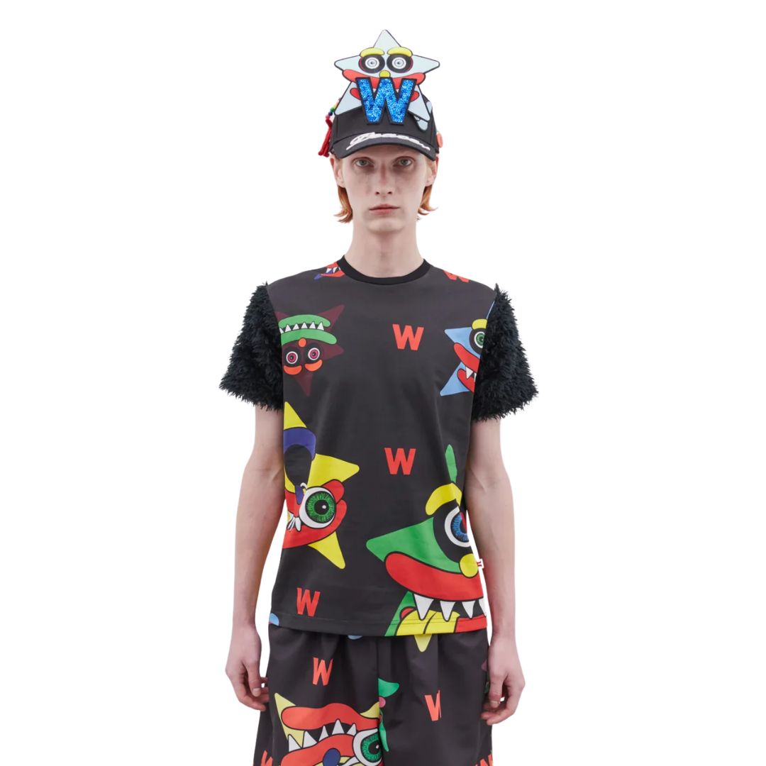 DSM X WALTER VAN BEIRENDONCK Wild Tee Black T-Shirt Designer Collection