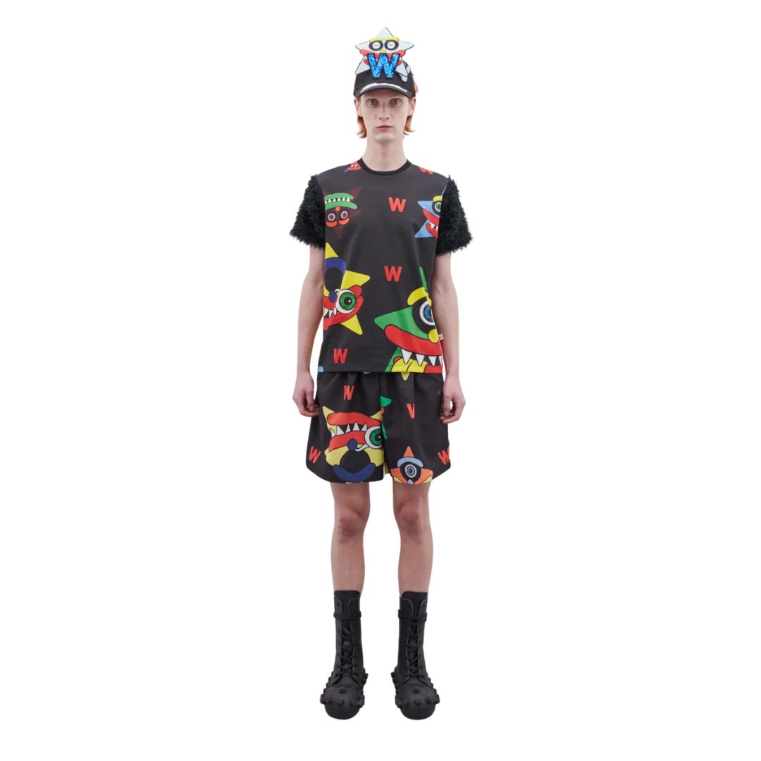 DSM X WALTER VAN BEIRENDONCK Wild Tee Black T-Shirt Designer Collection