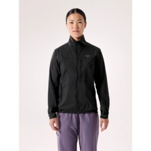 Jacket Windshell Arc'teryx Squamish Jacket Women's Black – Jaket Gunung Premium