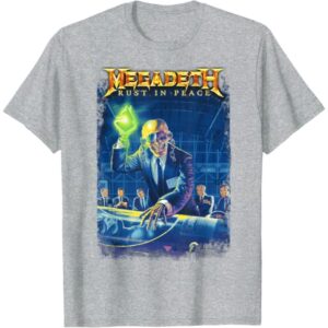 Megadeth T-Shirt Last In Peace Official Heather Grey (Men)