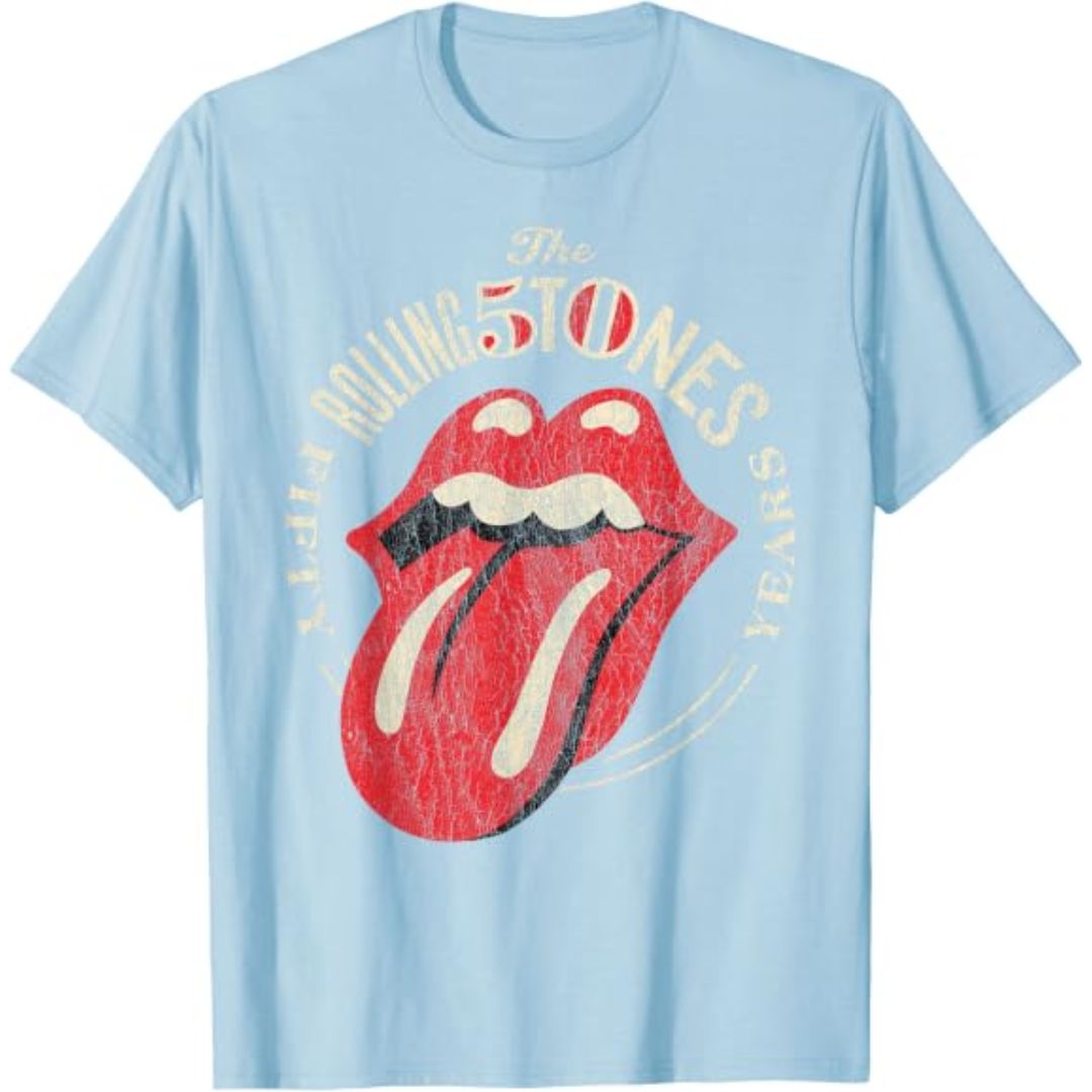 The Rolling Stones T-Shirt 50th Anniversary Logo Official (Men)