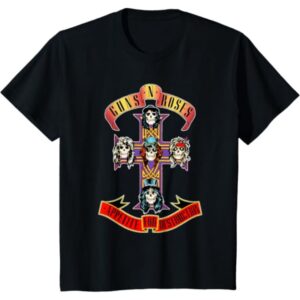 Guns N Roses T-Shirt Official Cross Royal Blue (Kids) Rock Fashion Guns N Roses T-Shirt Official Cross Royal Blue (Kids) Rock Fashion