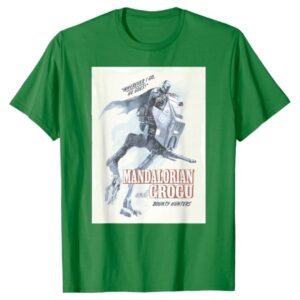 Mandalorian Grogu Kelly Green T-Shirt Men Star Wars Graphic Tee Casual Mandalorian Grogu Kelly Green T-Shirt Men Star Wars Graphic Tee Casual