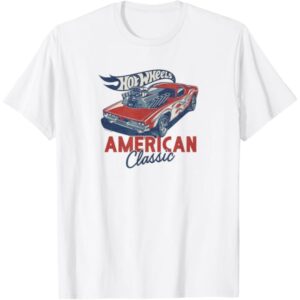 Hot Wheels T-Shirt American Classic Mattel White Men Hot Wheels T-Shirt American Classic Mattel White Men