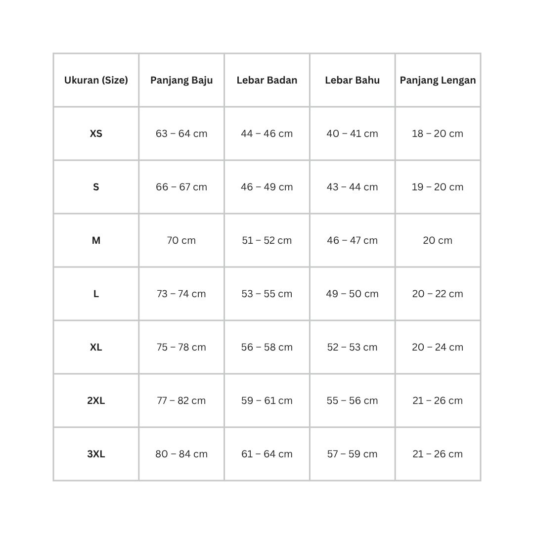 Table Size