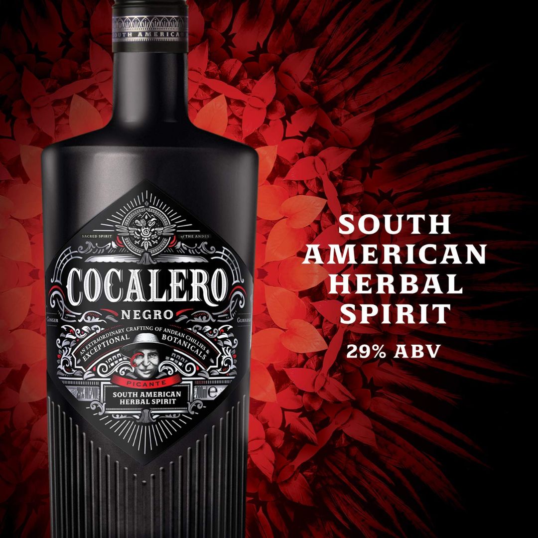 Cocalero Negro 29 700ml Liqueur Herbal Daun Coca (HC)