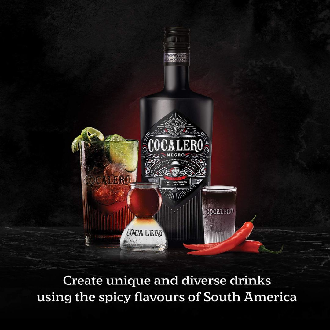 Cocalero Negro 29% 700ml Liqueur Herbal Daun Coca (HC) Cocalero Negro 29% 700ml Liqueur Herbal Daun Coca (HC)