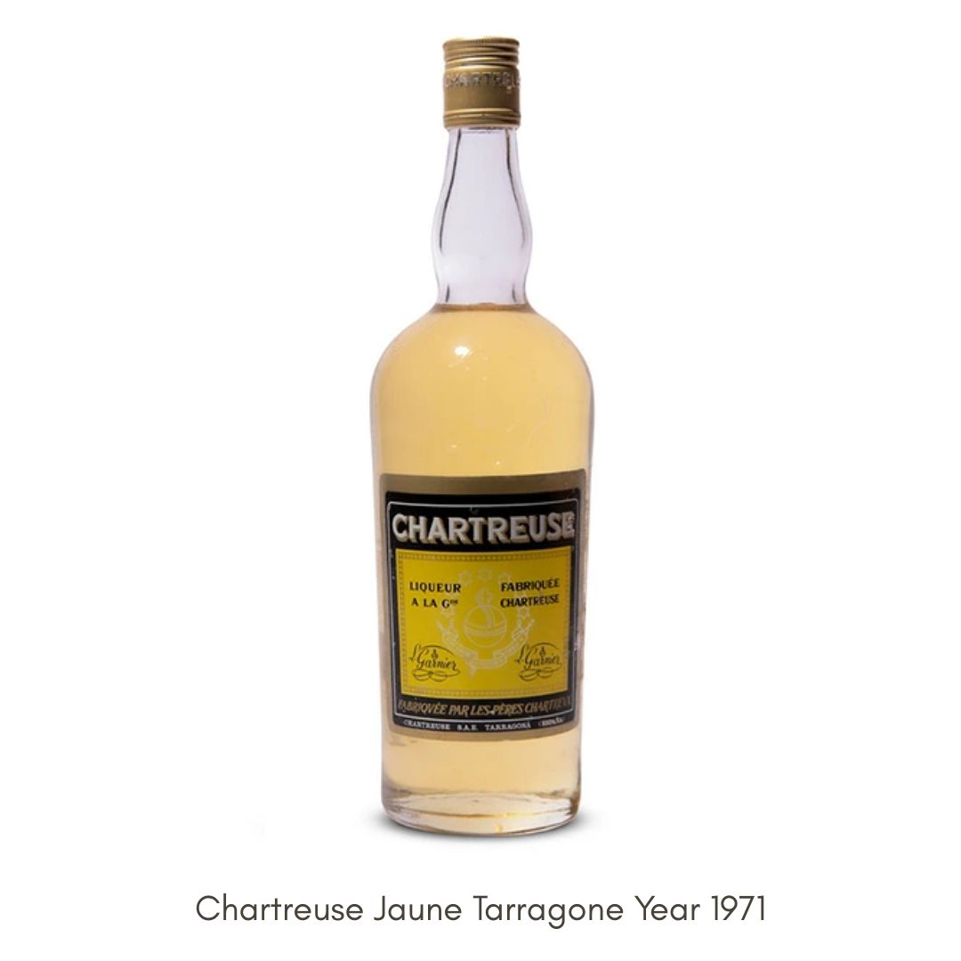 Liqueur Chartreuse Jaune Tarragone 1971 75cl Liqueur Prancis (HC)