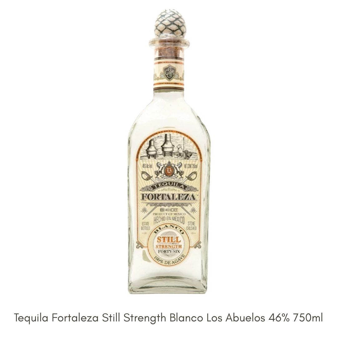 Tequila Fortaleza Still Strength Blanco 46% 750ml Los Abuelos (HC) Tequila Fortaleza Still Strength Blanco 46% 750ml Los Abuelos (HC)